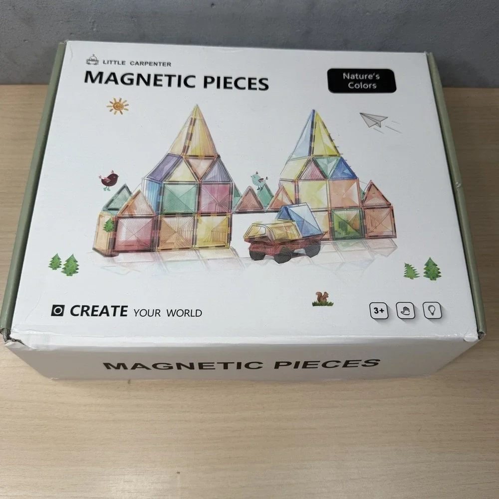 XZ-D20 Little Carpenter Magnetic Pieces 100Pcs 3Yr+ Stem Toys